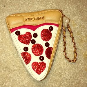 Betsey Johnson pizza clutch